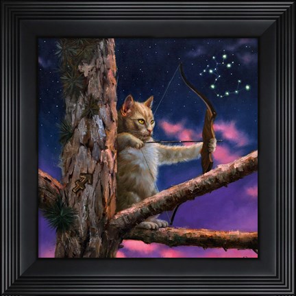 Framed Sagittarius Print