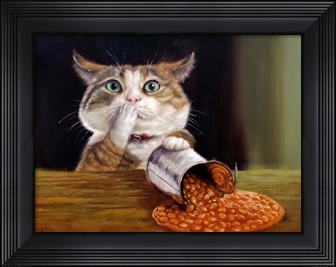 Framed Spill The Beans Print