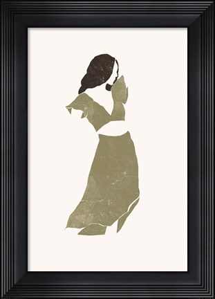 Framed Olive Summer Print