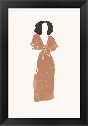 Framed Sienna Summer No. 3 Print