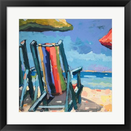 Framed Beach Time Print