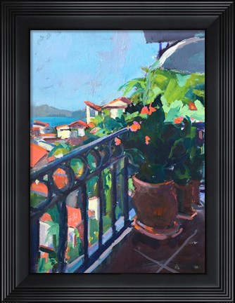 Framed Terrace View Print