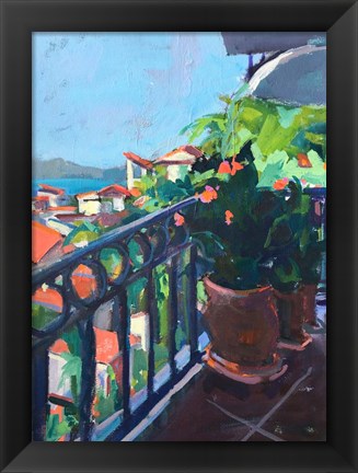 Framed Terrace View Print