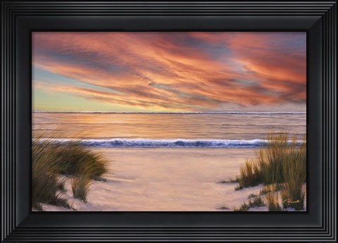 Framed Beach Solitude Print