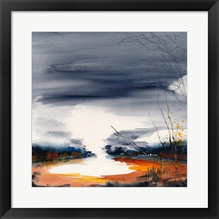 Framed Toward The Sky Deep Water Print