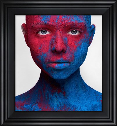 Framed Colored Ecstasy Print