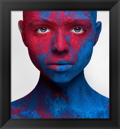 Framed Colored Ecstasy Print