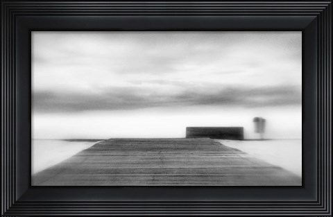 Framed To The Skies From A Hillside Print