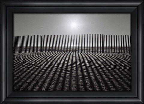 Framed Grey Over Grey Print