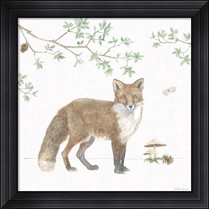 Framed Woodland Love II Print