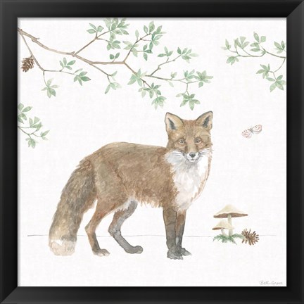 Framed Woodland Love II Print