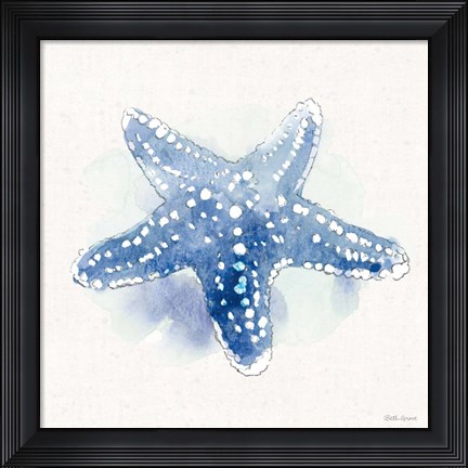 Framed Seaside VI Print