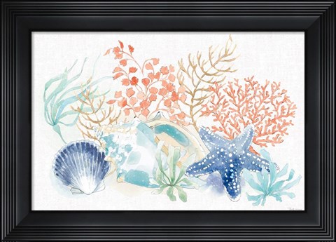 Framed Seaside I Print