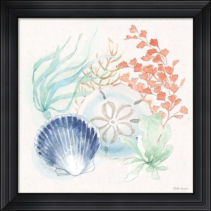 Framed Seaside II Print