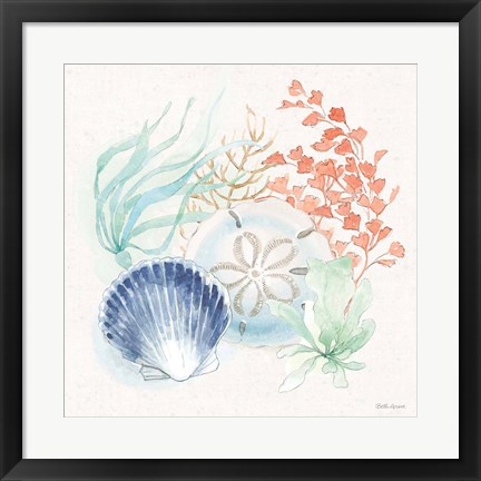 Framed Seaside II Print