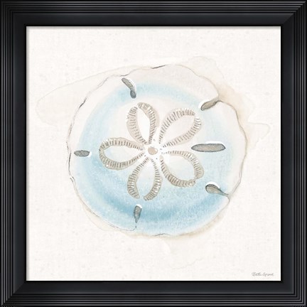 Framed Seaside IX Print