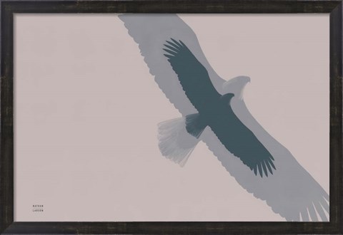 Framed Double Eagle Flight Print
