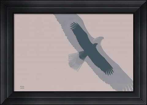 Framed Double Eagle Flight Print