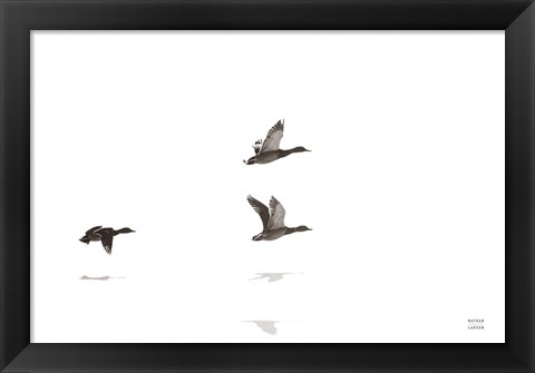 Framed Three Departing Print