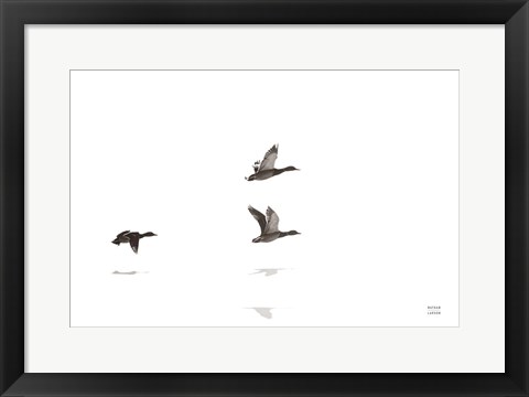 Framed Three Departing Print