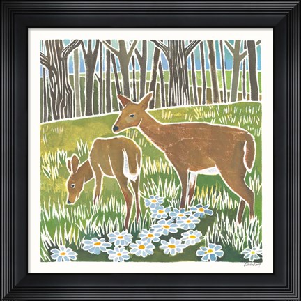 Framed Wild Woodland IV Print