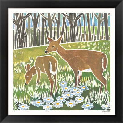 Framed Wild Woodland IV Print