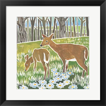 Framed Wild Woodland IV Print