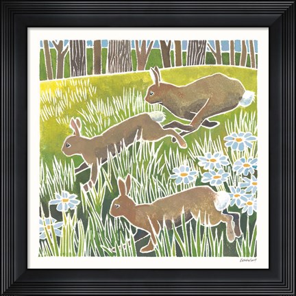 Framed Wild Woodland II Print