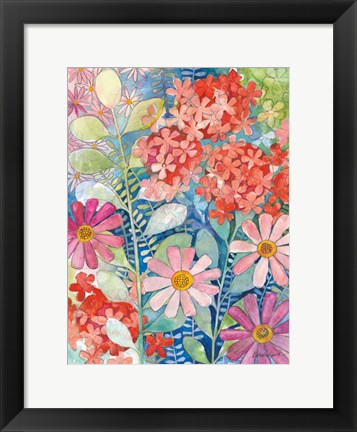 Framed Summer Profusion III Print