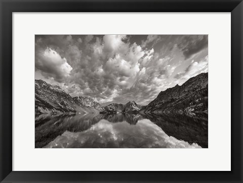 Framed Sawtooth Lake Reflection I Print