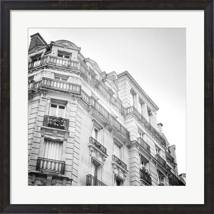 Framed Paris Moments II BW Print