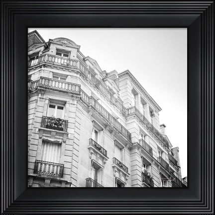 Framed Paris Moments II BW Print