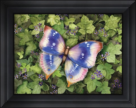 Framed Garden Butterfly Print