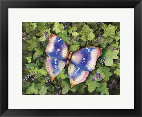 Framed Garden Butterfly Print