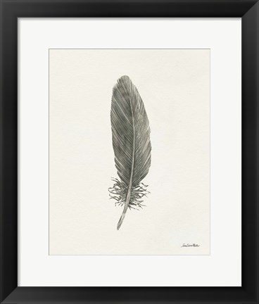 Framed Springtime Feather II Print