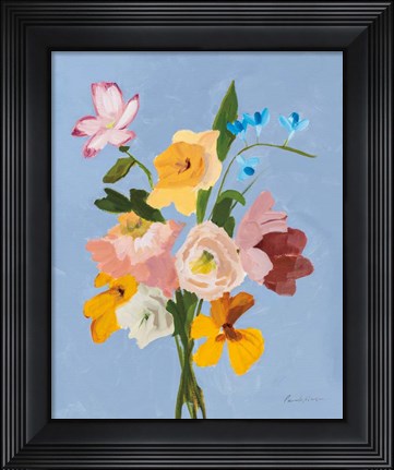 Framed Sugar Flowers Print