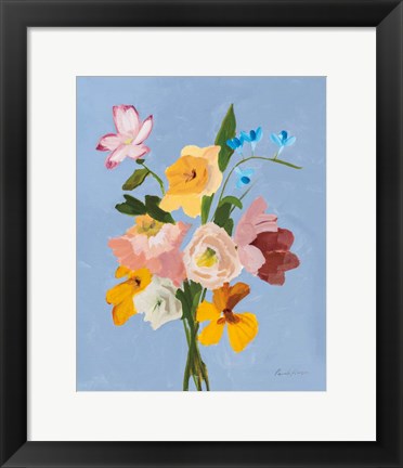 Framed Sugar Flowers Print