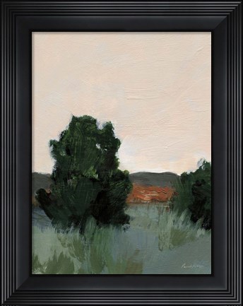 Framed Desert Green Print