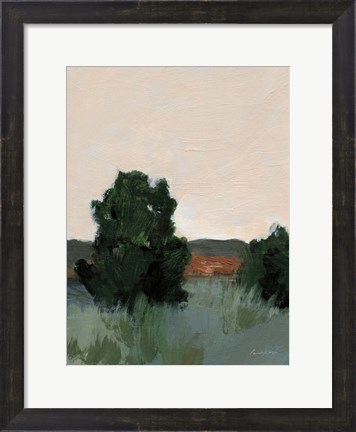 Framed Desert Green Print