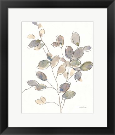 Framed Transparent Branch Print