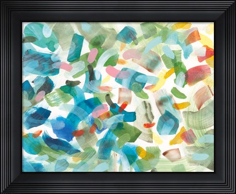 Framed Life of Color I Print