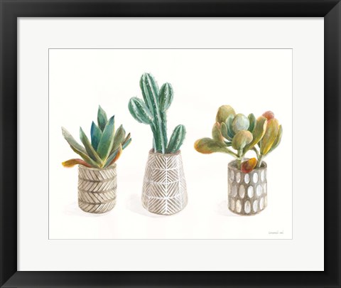 Framed Desert Greenhouse VI Print