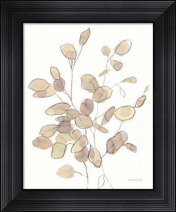 Framed Transparent Leaves Print