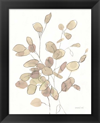 Framed Transparent Leaves Print