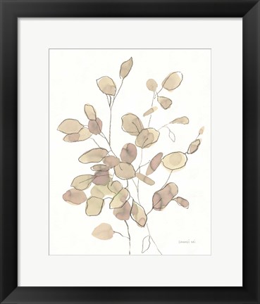 Framed Transparent Leaves Print