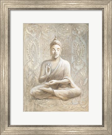 Framed Peace of the Buddha Print