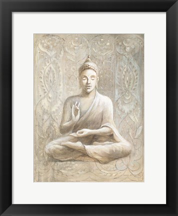 Framed Peace of the Buddha Print