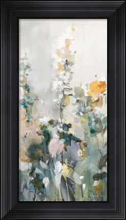 Framed Rustic Garden Neutral V Print