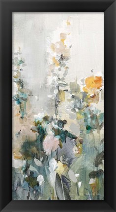 Framed Rustic Garden Neutral V Print