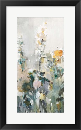 Framed Rustic Garden Neutral V Print